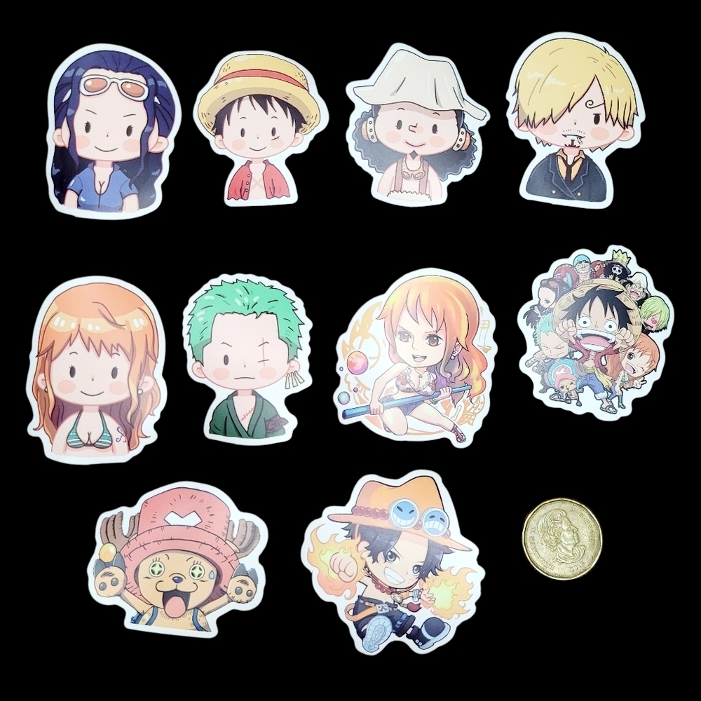 3/$20 10pcs Brand New Waterproof One Piece Stickers #4